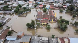 Brazil: Floodwater slowly begins to recede