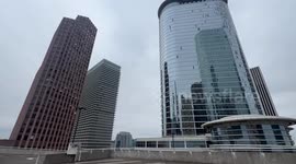 Downtown Houston Storm Damage