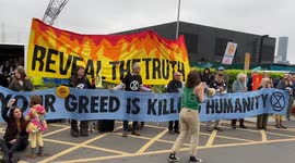 Climate activists disrupt oil giant Shell’s AGM in London