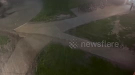 Flash Flood in Douglas NE, USA