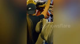 Injured passengers carried off Singapore Airlines turbulence flight