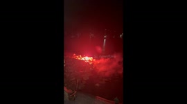 Lighting Up a Church in Italy