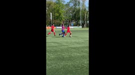 Soccer Player Takes Off Her Shoe to Land Kick