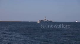USA: USS Carl Vinson arrives at LAFW