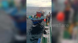 Indian Coast Guard rescues fishing boat in daring operation off southern India coast