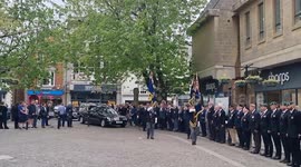 Funeral of James Henderson - aid worker killed in Gaza