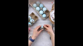 This quick and cute Easter Egg decor will spring your imagination