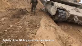 Gaza: Operations Against Terror Targets by the 7th Brigade Combat Team in Jabaliya