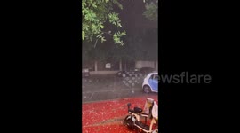 Egg-sized hail hammers China’s Shijiazhuang