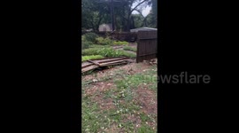 US: Tornado Leaves Trail Of  Damage In Temple, Texas
