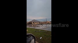US: Tornado Leaves Trail Of  Damage In Temple, Texas 3