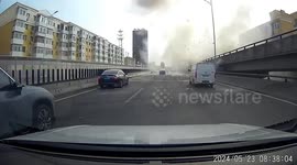 Gas blast in residential building leaves 1 dead and 3 injured