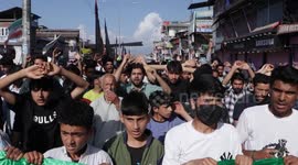 India: Kashmiri Shitte Muslims Rally After Iranian Officials Killed in Helicopter Crash