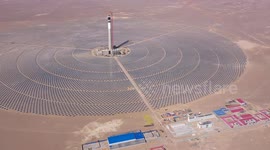 China: The World's Largest Molten Salt Tower Solar Thermal Power Statio in Jiuquan