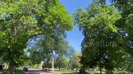 Sunny, Windy Day in North Platte