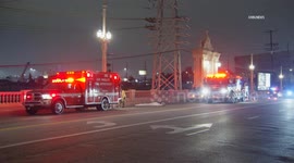 USA: Fatal Vehicle vs Pedestrian on Cesar Chavez Bridge