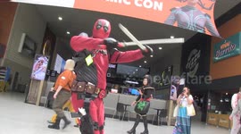 Thousands attend MCM London Comic Con, UK's largest comic con, in epic costumes