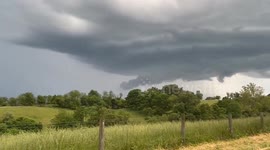US: Enormous Storm Cloud Looms Over Finksburg, Maryland