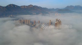China: Advection fog Hit Anqing