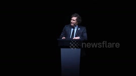 Argentina: Insults to Pedro Sanchez at an event by Milei