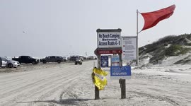 Memorial Day Beach Crowd
