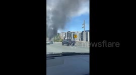 US: Truck Catches Fire On Bay Bridge, Causing Traffic For Hours