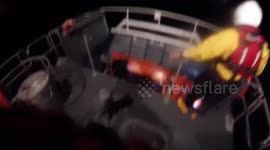 RNLI rescues stranded children from French yacht
