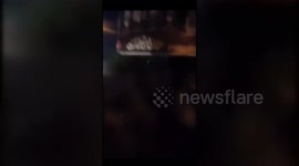 Iran: Iranian Protesters Set Fire To Late President's Billboard