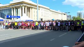 Over 20,000 take part in Ulan Bator Int'l Marathon