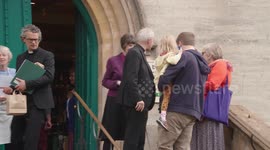A young parishioner is less than impressed when she comes face-to-face with the Archbishop of Canterbury
