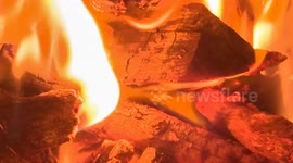 The Glow of the Bonfire: A Dance of Sparkles and Heat