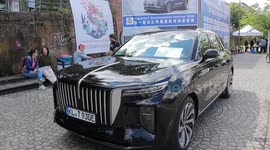 Chinese new energy vehicle draws attention in Frankfurt
