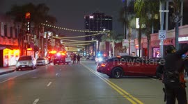 USA: Shooting Victim in Hollywood, Los Angeles