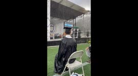 Soaked graduates brave rain at Georgia Tech ceremony