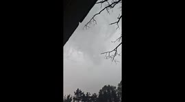 Man Watches A Tornado Pass Through His Yard