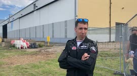 RAF PILOT MARK LONG WHO JUST LOST HIS LIFE FLYING A SPITFIRE, TALKS CANDIDLY TO AIRSHOW SPECTATORS