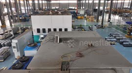 China: An New Energy Vehicles intelligent Production Line in Kunshan