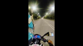 Late night bike ride