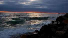 Captivating sunset over South Oceanside