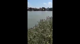 Hero locals rescue drowning boy from river in India