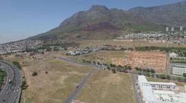 South Africa: Drone fooatge of Cape Town
