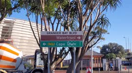 South Africa: Cape Town Directions Board