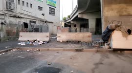 South Africa: The streets of Cape Town outside hall