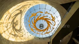 China: Chengdu Jinsha Site Museum Dome Light And Shadow