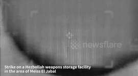 Lebanon: IAF fighter jets struck a number of Hezbollah terror targets in Lebanese