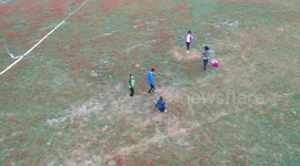 China: Tourists Experience The Sea of Flowers in The Yumei Valley