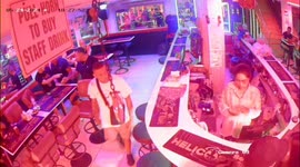 Security guard apologises for kicking British tourist in the head in Thailand as CCTV emerges