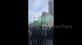 Netherlands: A huge demonstration in Rotterdam