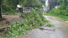Heavy rain in Tripura under influence of Cyclone Remal, many places affected