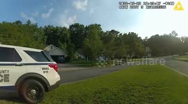 USA: Police Capture Wandering Alligator in Georgia Neighborhood